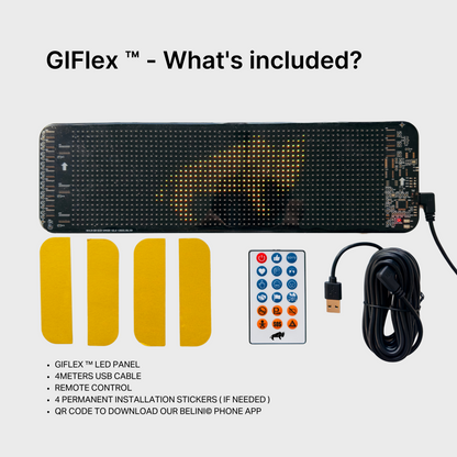 GIFlex™ - Customizable & Flexible LED Car Window